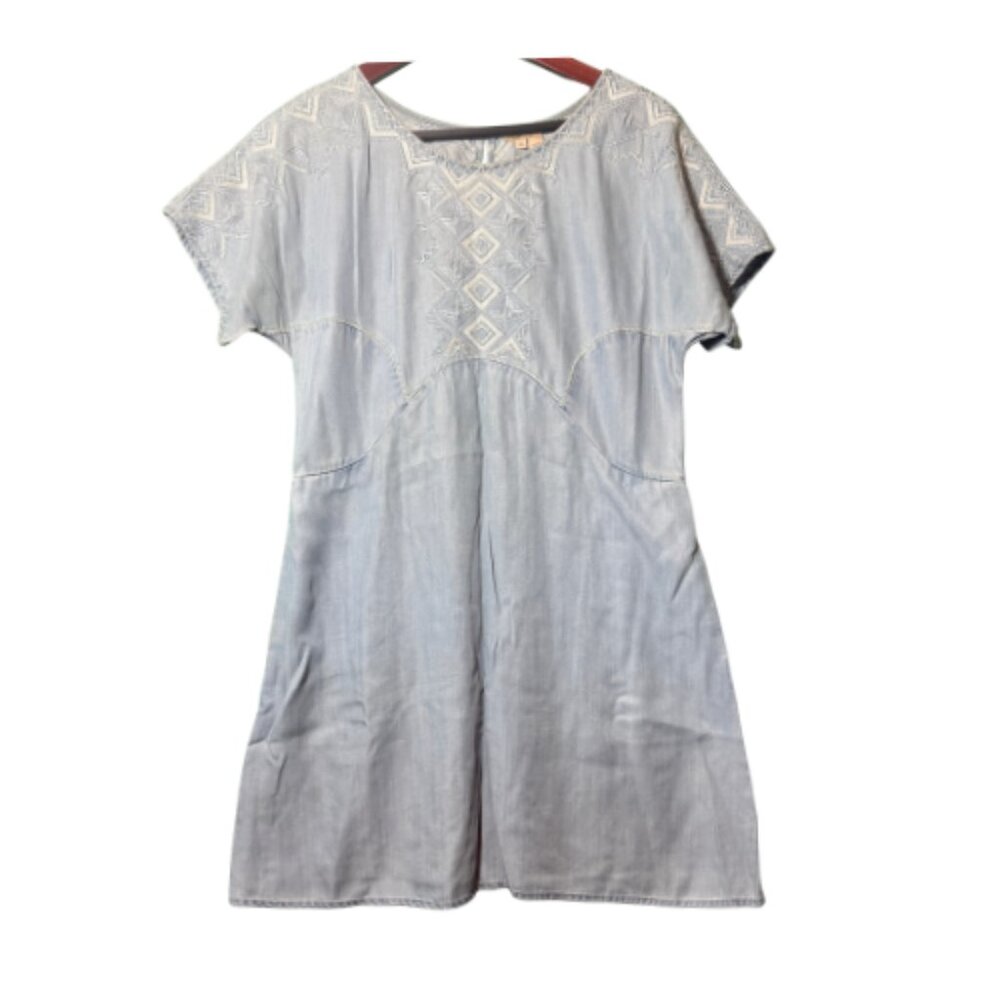 Gently Worn Tribal Embroidery HOLDING HORSES Mini Dress Size XS (BB0908)